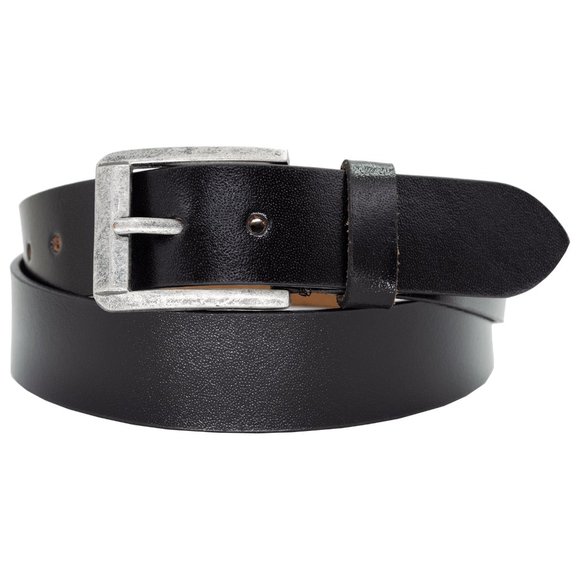 Genuine Leather Belt For Men Classy Dress Belts Mens Belt with Antique Buckle - Picture 1 of 4